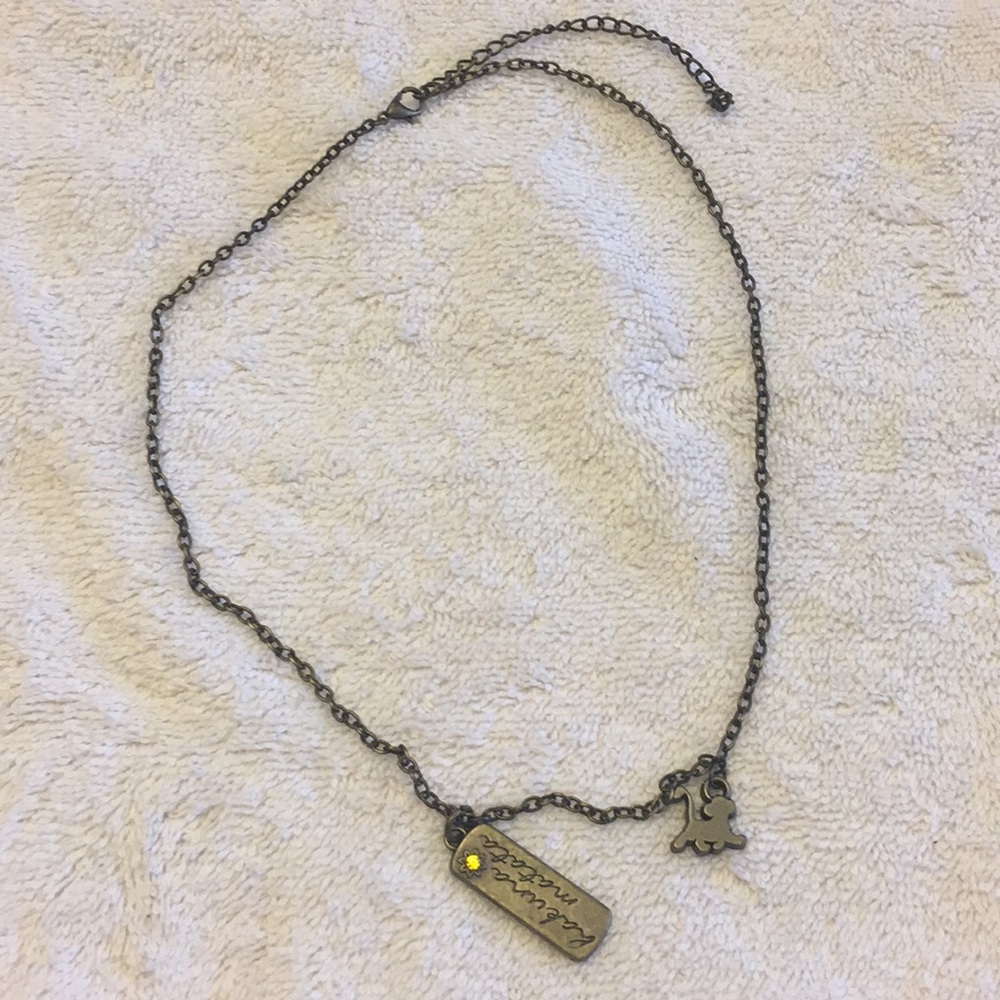 Lion king necklace